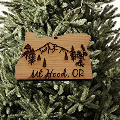 Cedar ornament designed and engraved in Texas USA