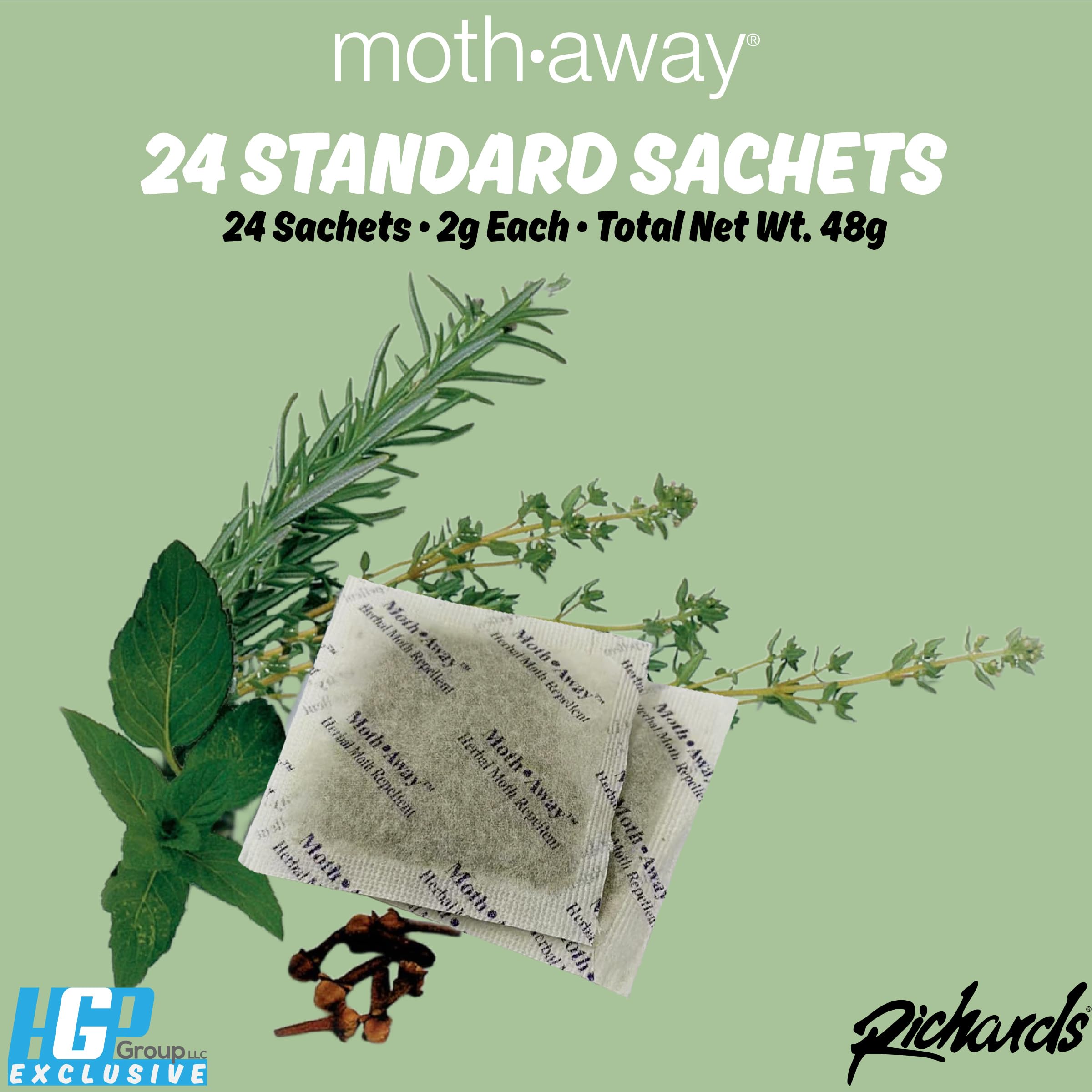 Sachets protecting drawers wardrobes closets storage