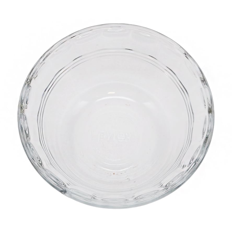 Dishwasher-safe Pyrex 6001142 glass custard bowls