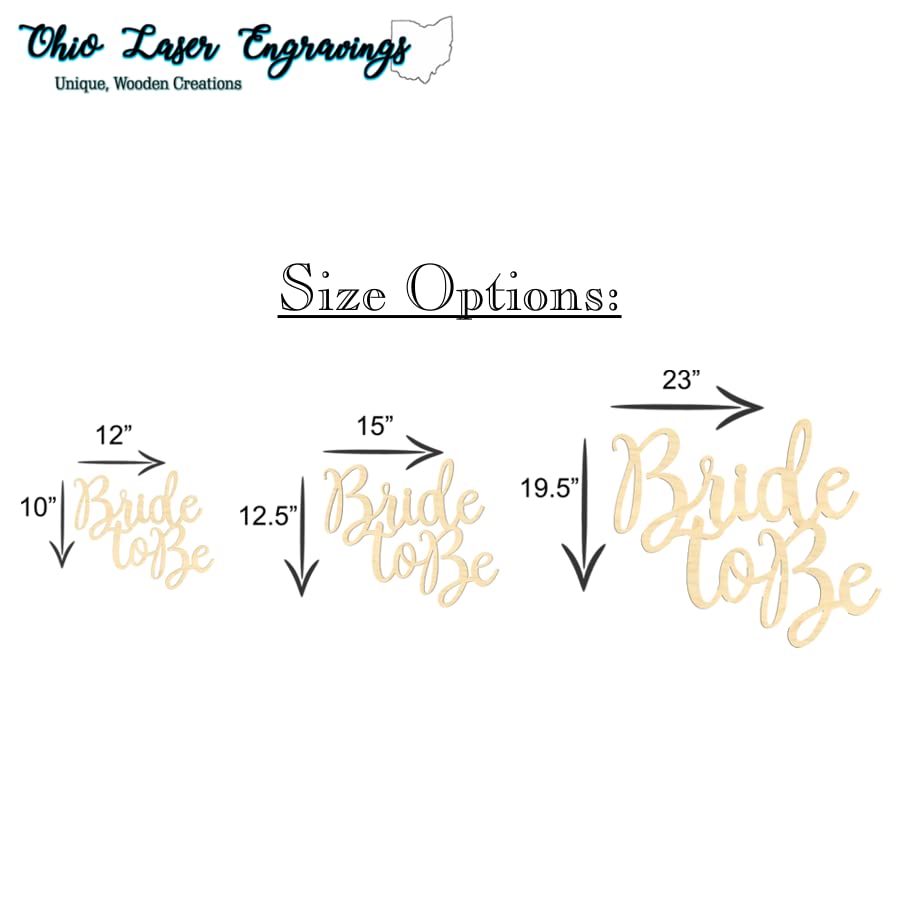 Made to order bridal decor sign for Bride To Be