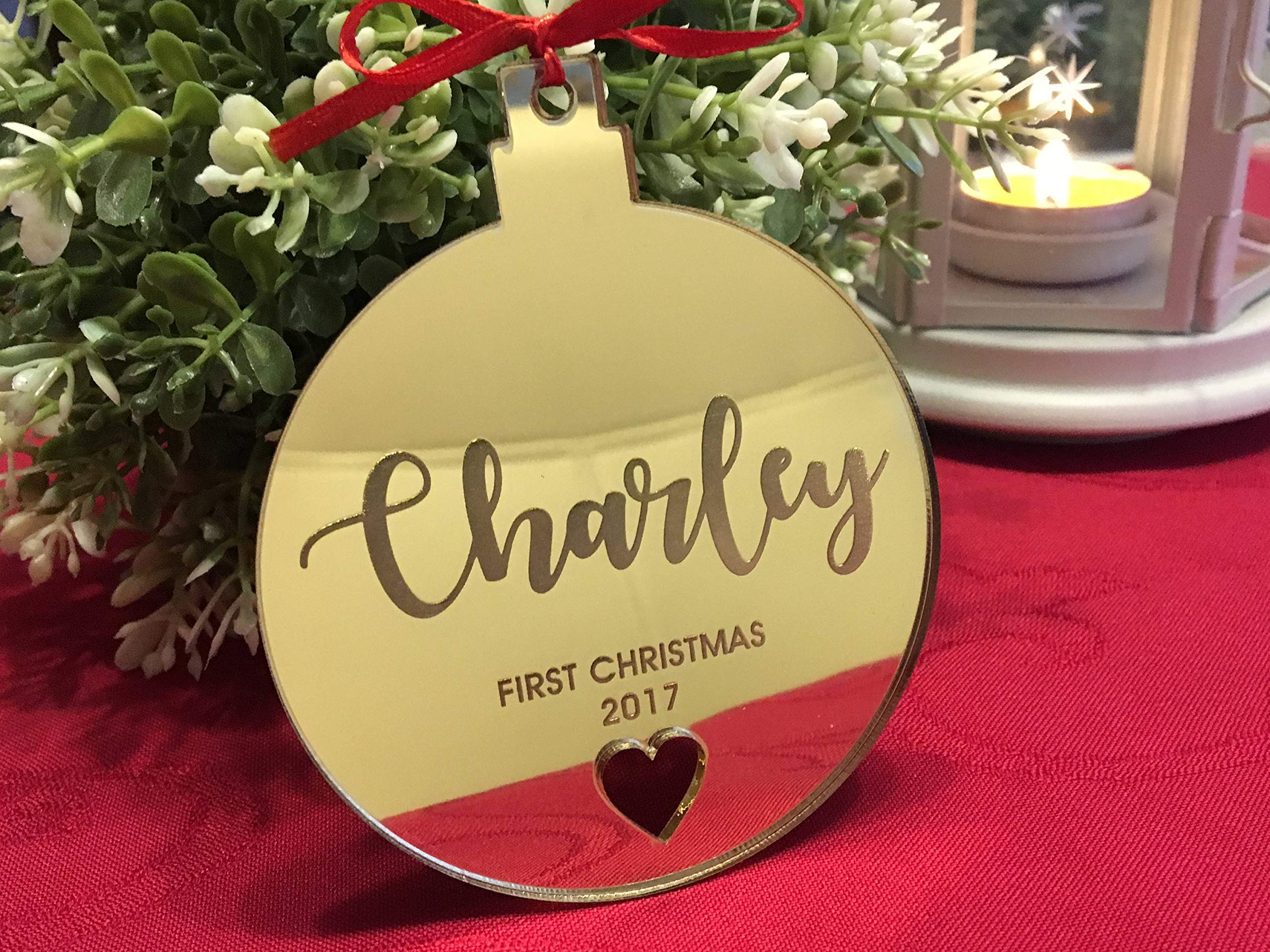 Made to order christmas ornament display