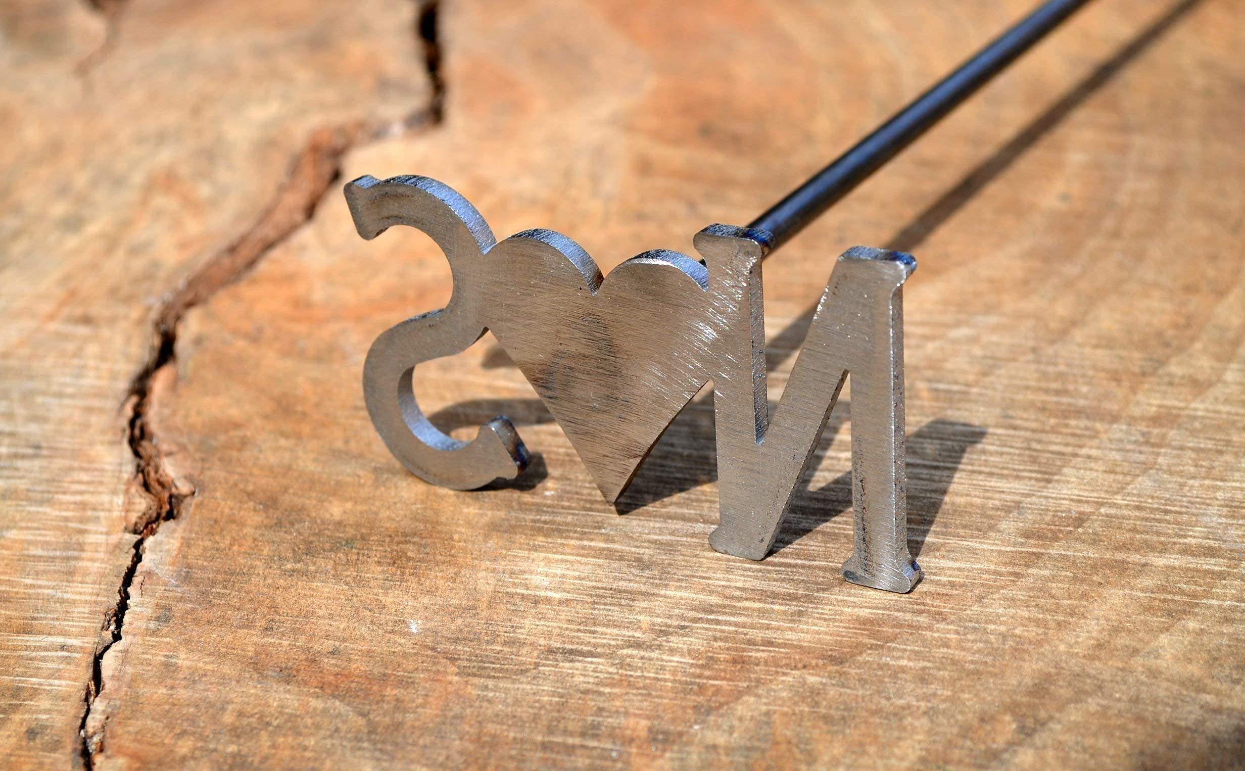 Made to order branding iron designed for weddings