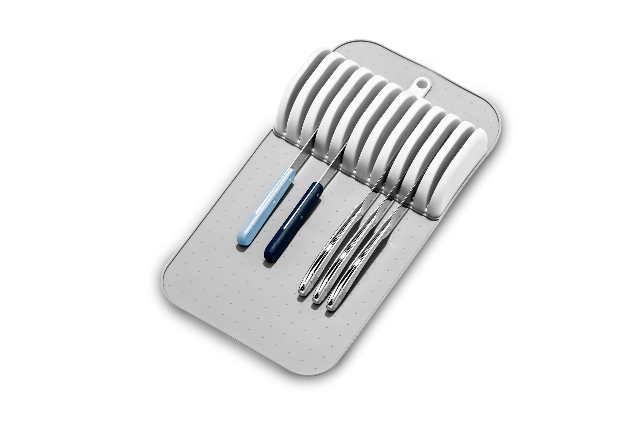 bpa-free antimicrobial plastic knife organizer