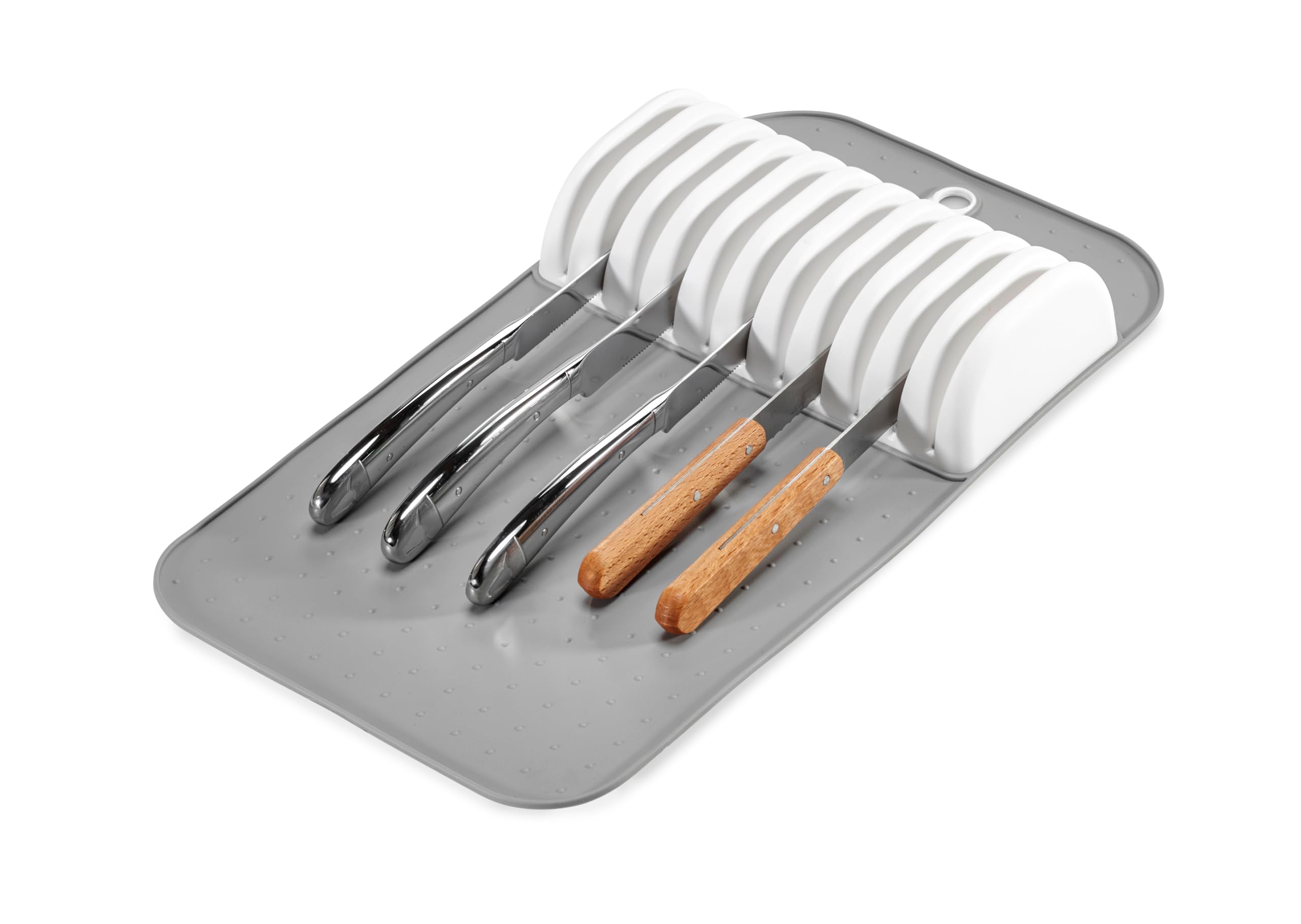 madesmart large knife mat in drawer organizer