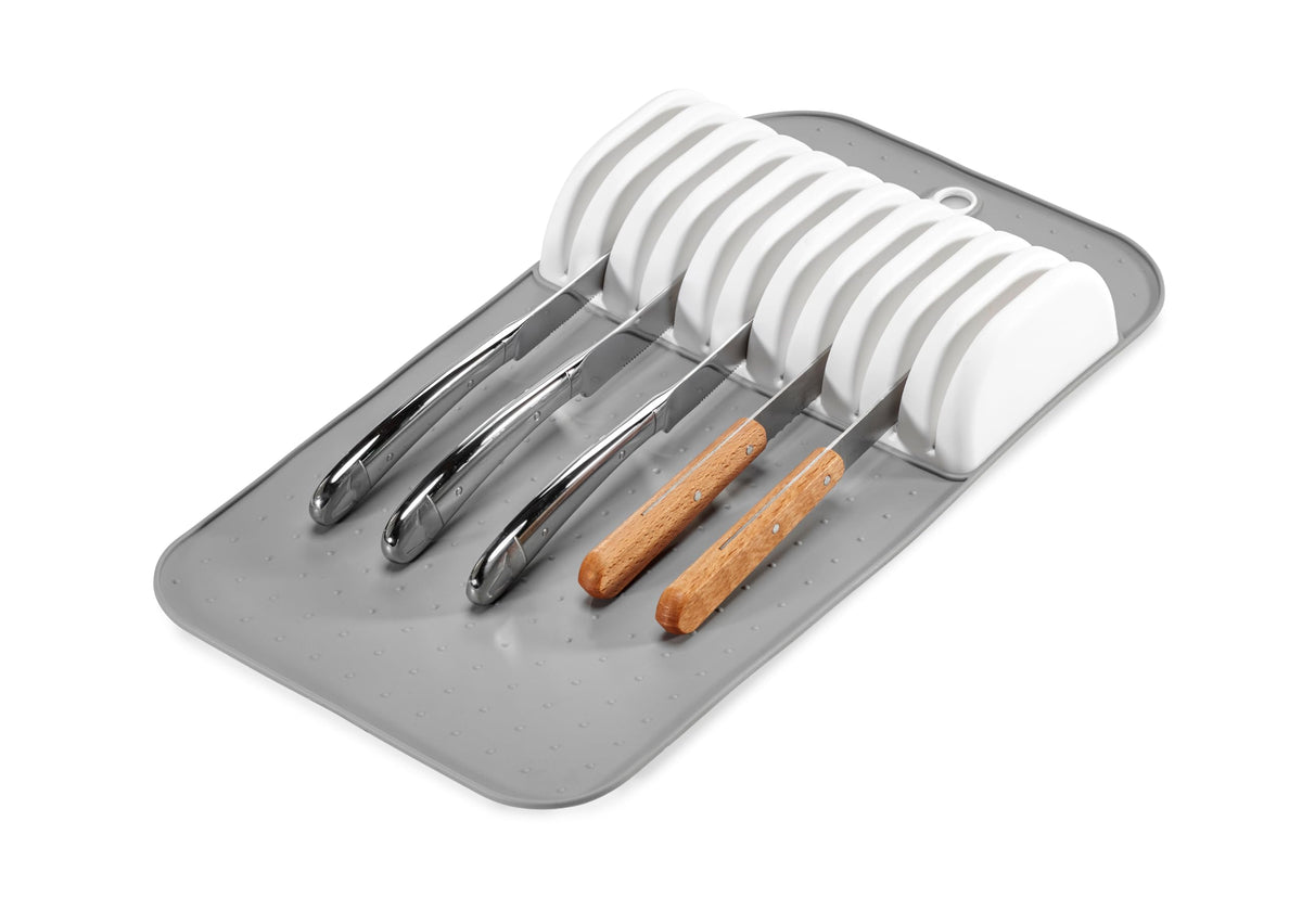 madesmart large knife mat in drawer organizer