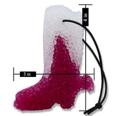 Magenta White Boot Freshie color accent