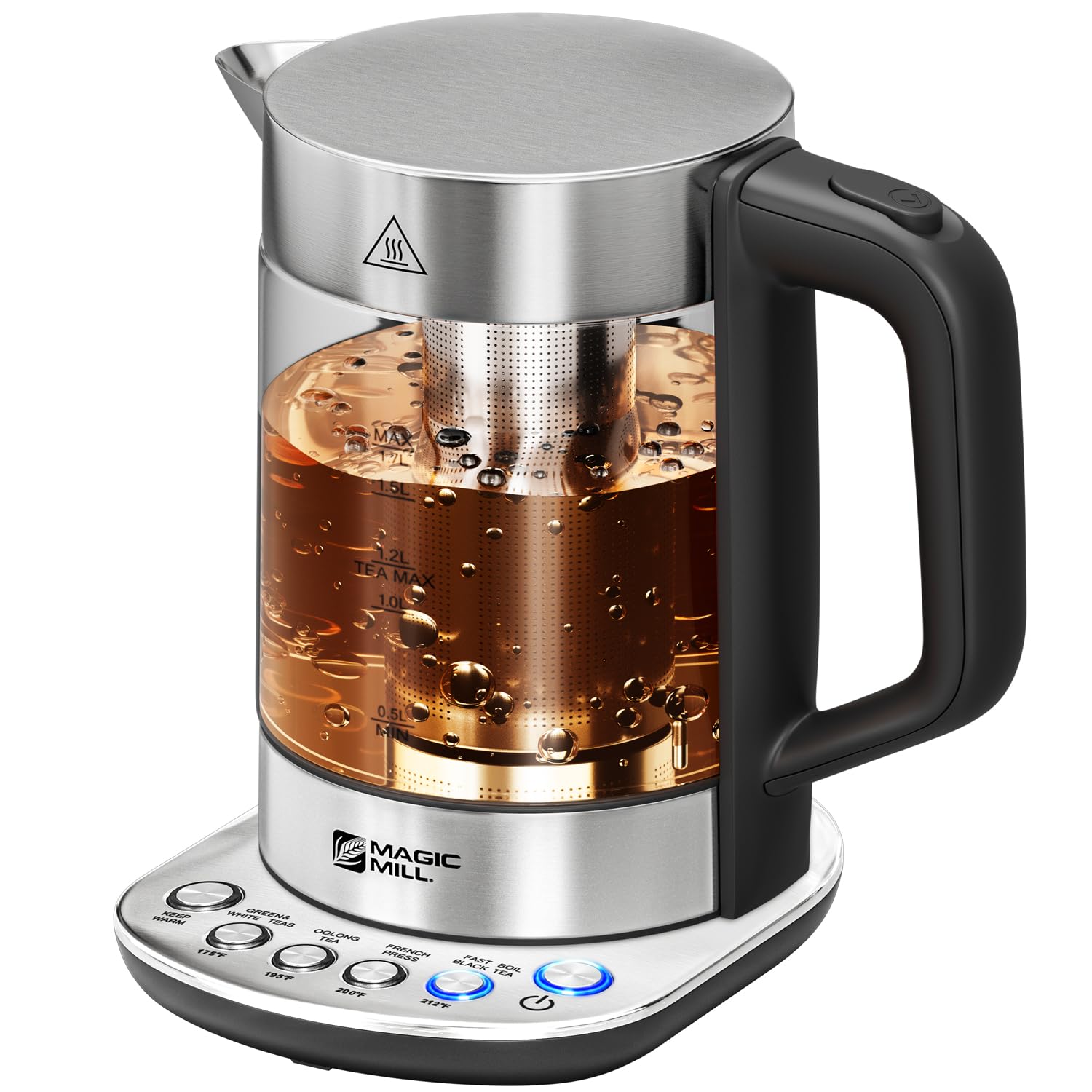 Magic Mill Pro Electric Kettle with Tea Infuser Temperature Control