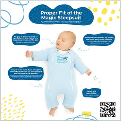 Magic Sleepsuit blue small 12-18lbs image 3