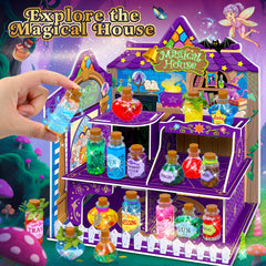 Magical House display stand for potions kit