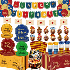 Banner from Magical Wizard Birthday Party Decorations Tableware Set