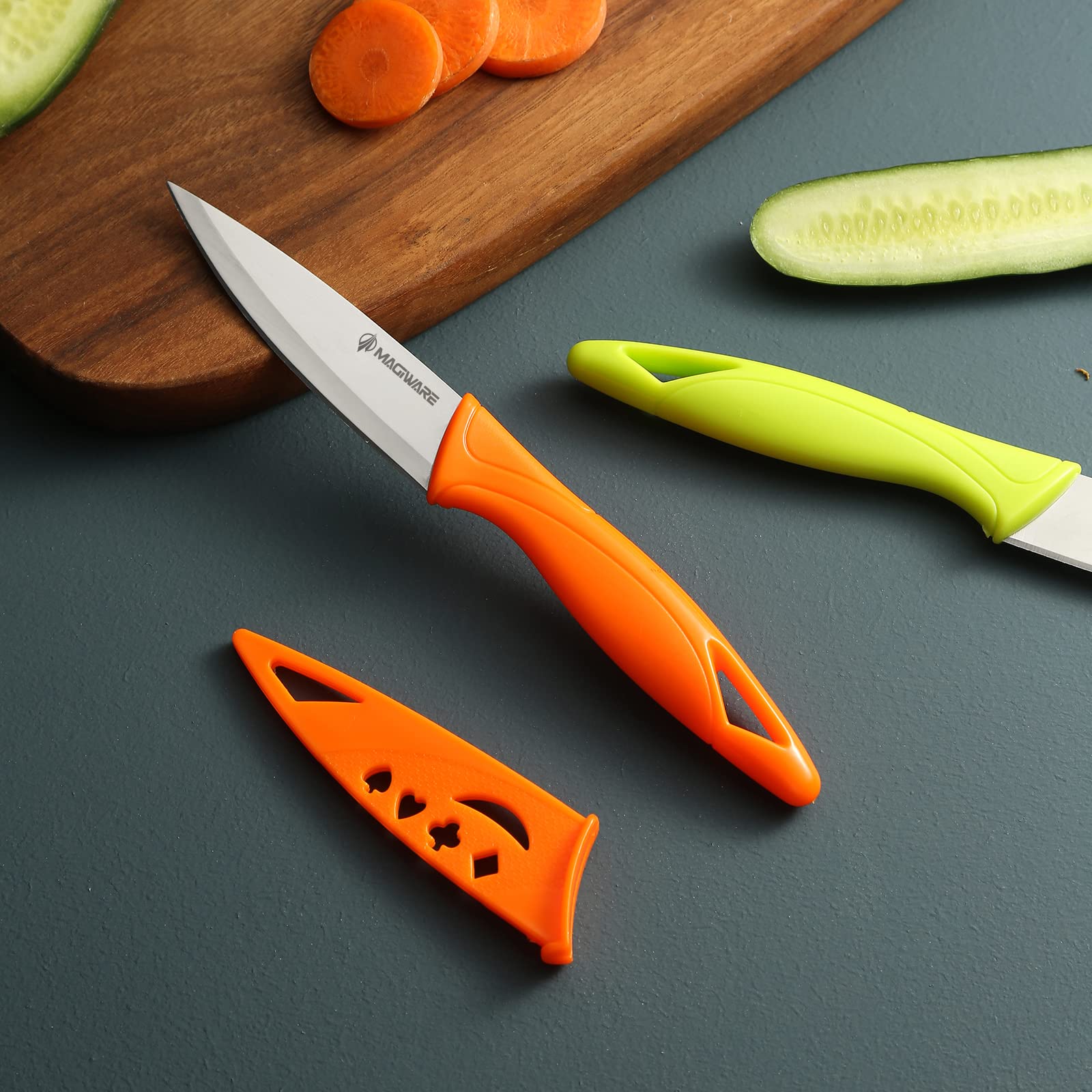 Magiware paring knife with lightweight PP handle