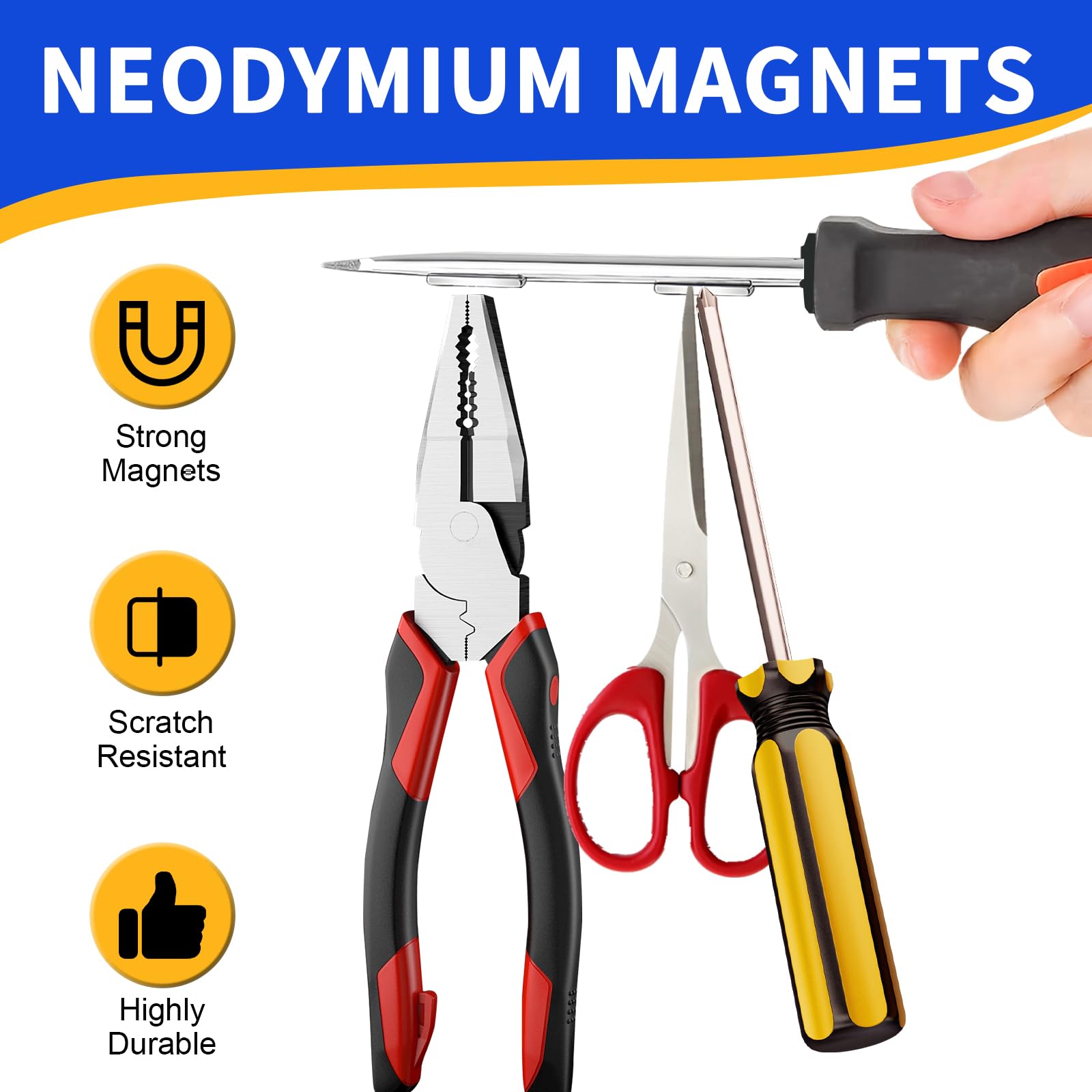 DIY office use neodymium bar magnets 60x10x3 mm