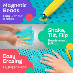 Magnet stylus pen on bead surface