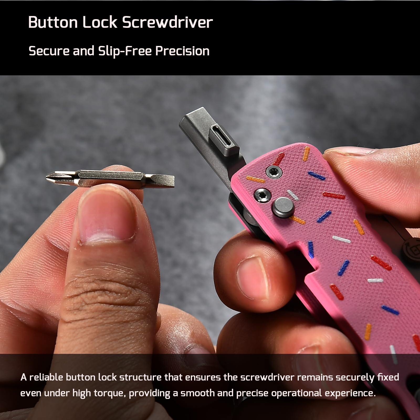 One-handed blade operation and secure locking