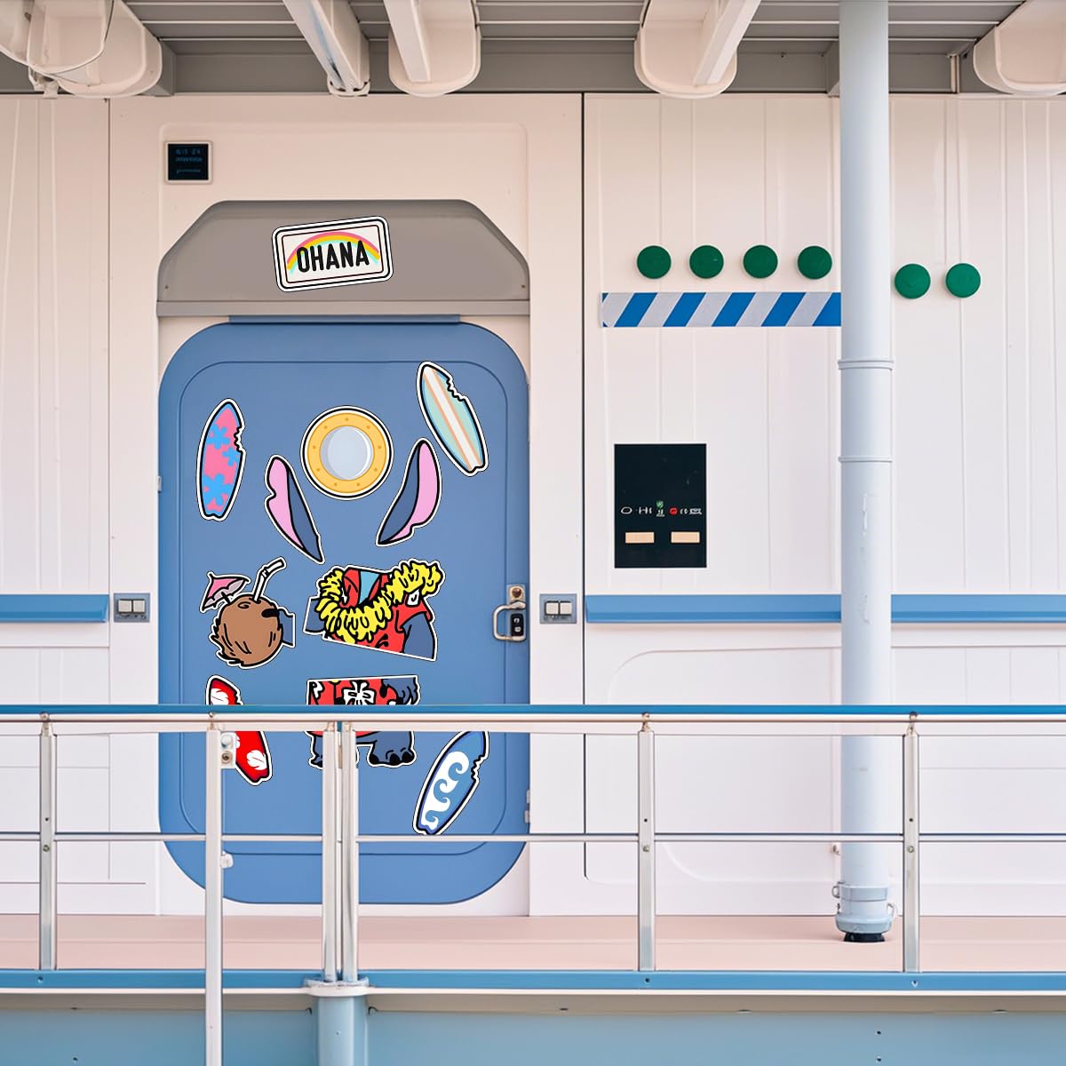 Versatile magnets for cruise cabin doors refrigerators and boards