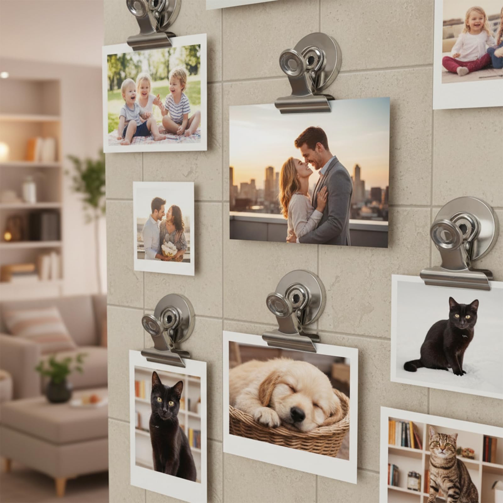 Size 1.18 x 1.53 inches magnetic clips