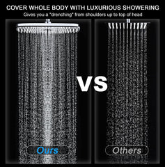 built in magnetic docking for handheld shower