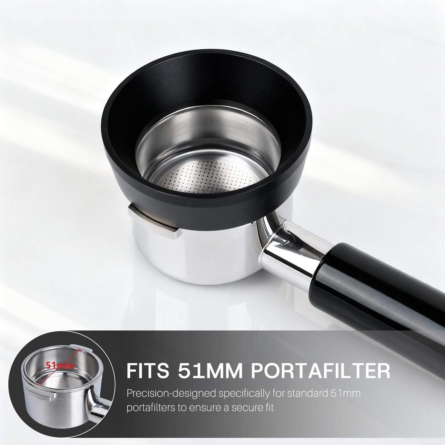magnetic dosing funnel with eight neodymium magnets