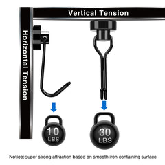 30 pounds pull magnetic hook in horizontal use
