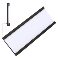Pack of 30 magnetic label holders with paper inserts protective films and 60 strips