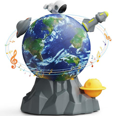 Magnetic Musical Rotating Ball space toy with astronauts