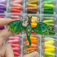 Magnetic needle nanny accessory for cross stitch embroidery