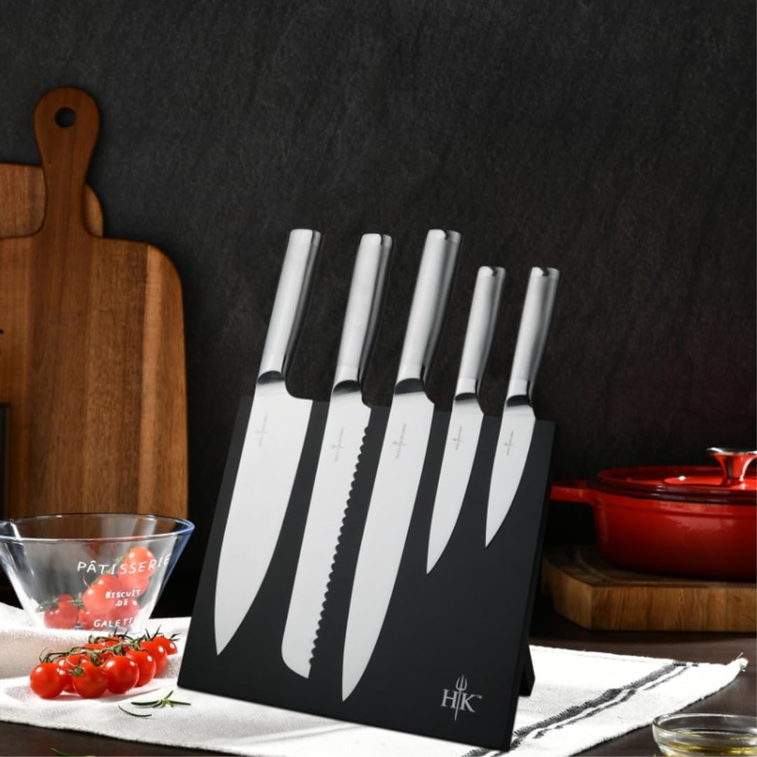 Magnetic storage board for Hell's Kitchen knife set