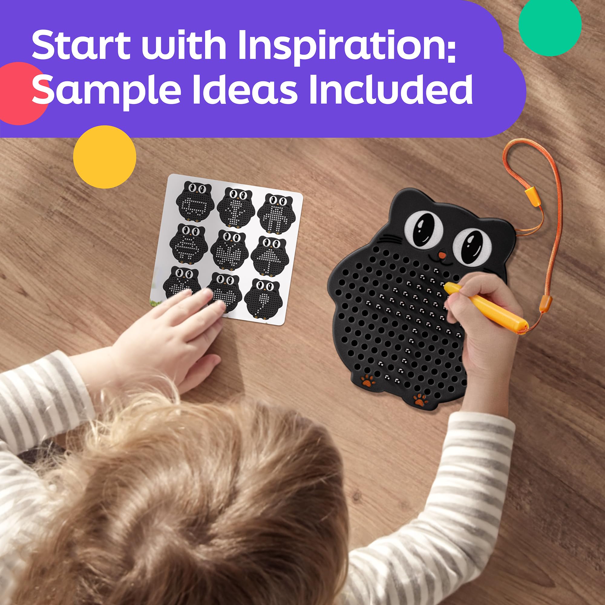 Compact portable drawing board for kids on the go