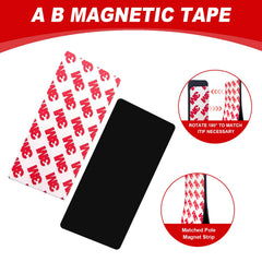 3x1 inch magnetic tape with strong adhesive backing