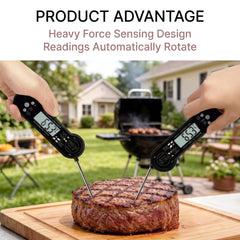 Foldable 304 stainless steel probe with magnetic attachment