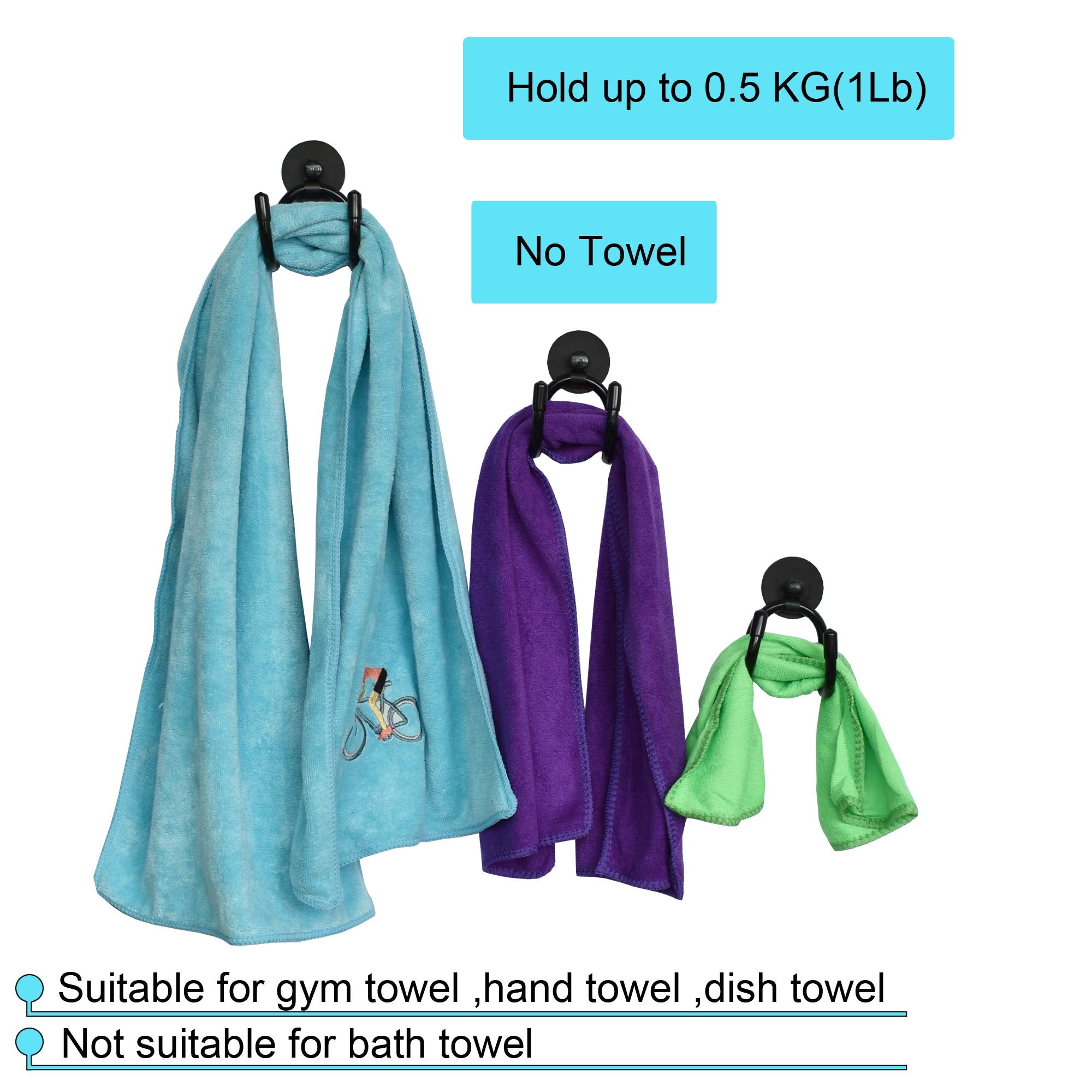 Magnetic towel hook mounted to ferrous surface