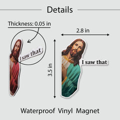 Jesus meme magnet set for magnetic surfaces