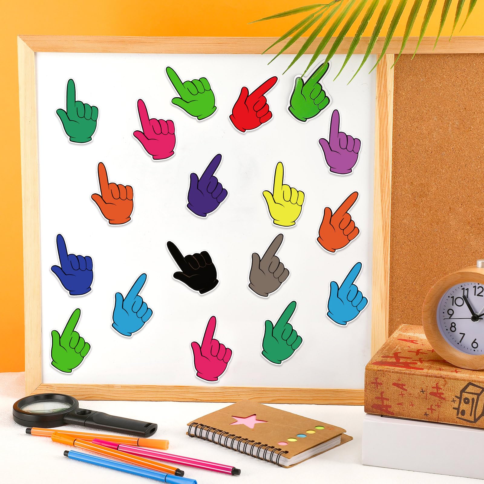 Refrigerator magnets suitable for notes invitations and labels