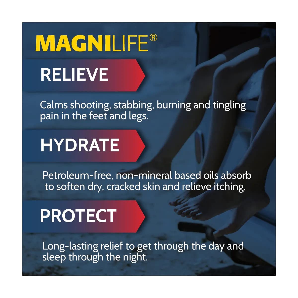 MagniLife foot cream for calluses and cracks 4 oz