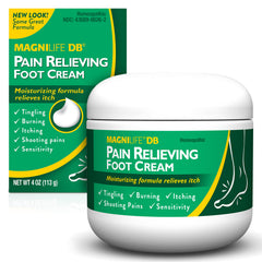 MagniLife DB Pain Relieving Foot Cream jar 4 Oz