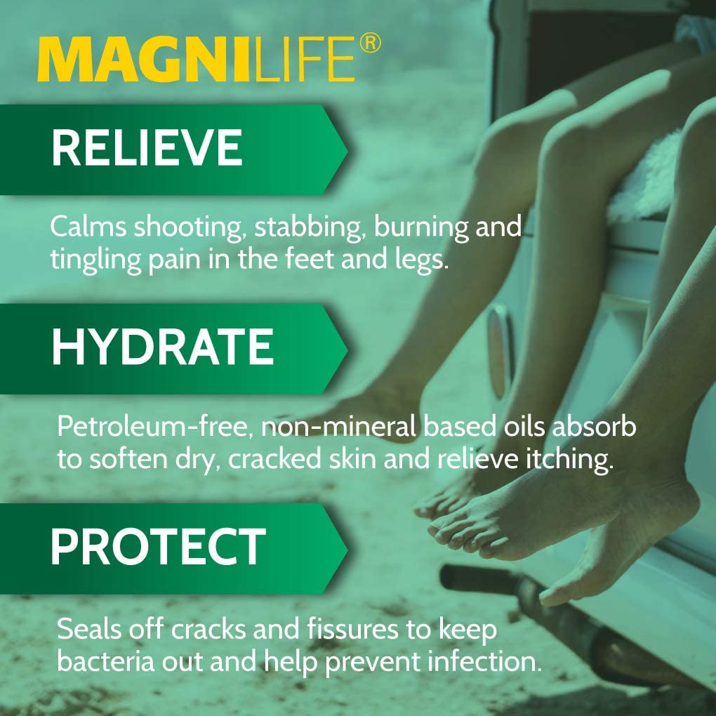 Calming relief for burning and tingling in feet and legs