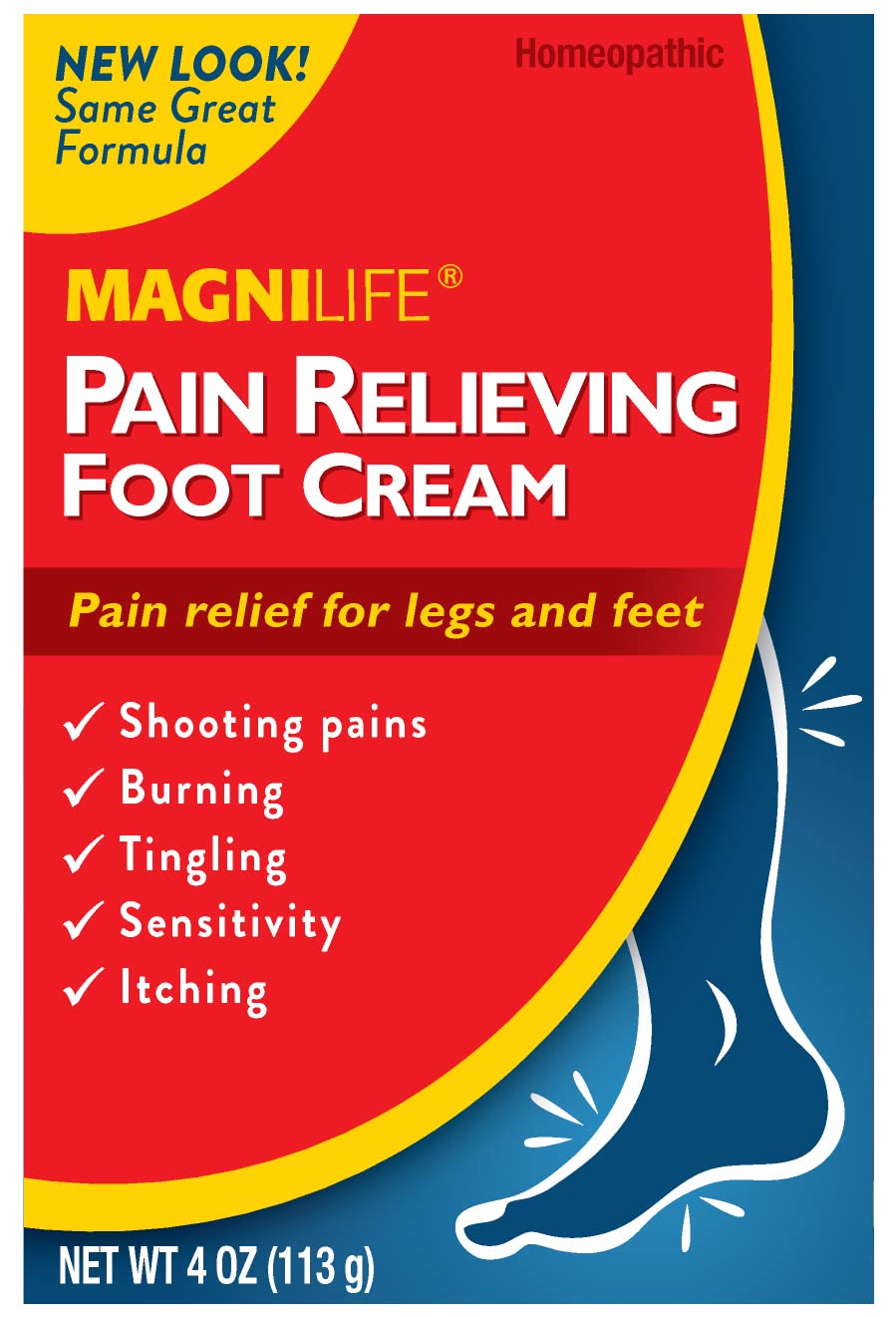 Moisturizing foot cream for feet and legs MagniLife 4 oz