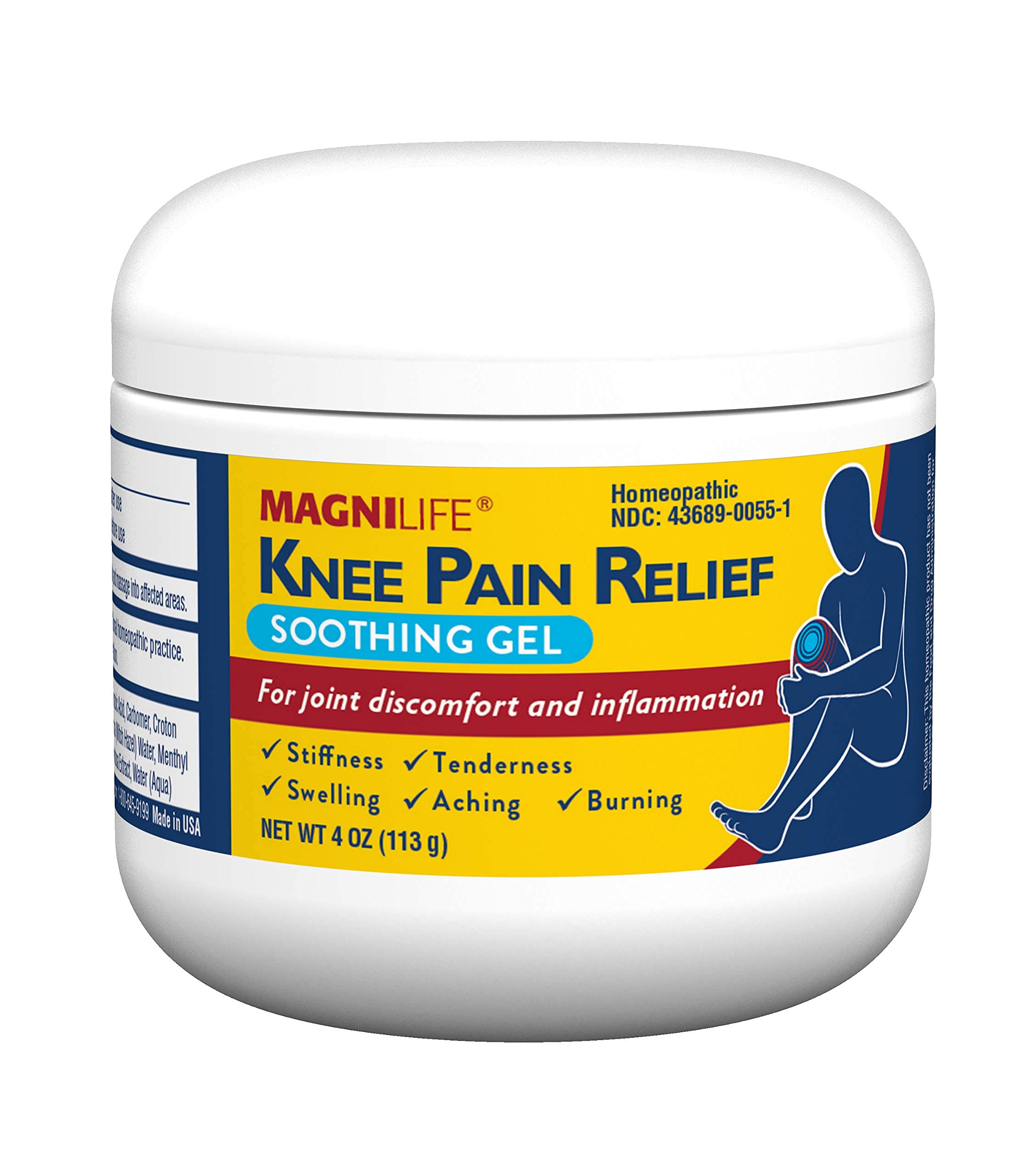Non-greasy residue-free knee gel for all skin types