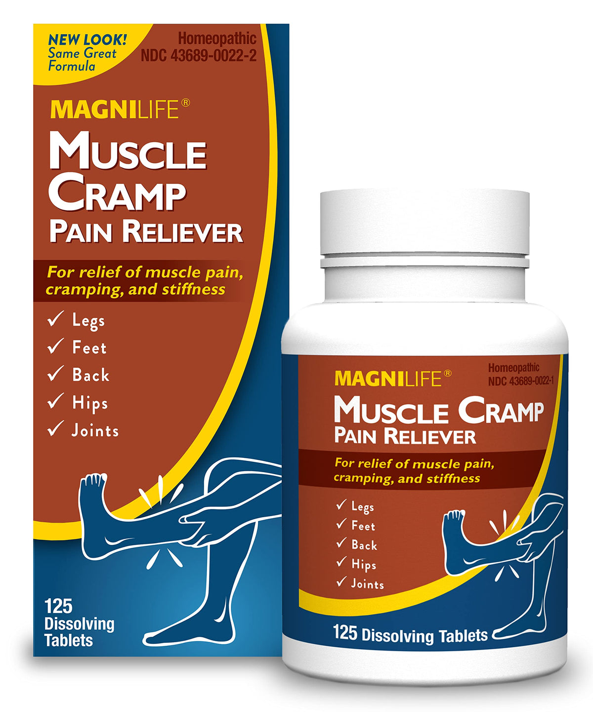 MagniLife Muscle Cramp Pain Relief Quick-Dissolve tablets bottle
