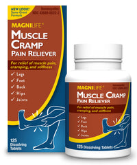 MagniLife Muscle Cramp Pain Relief Quick-Dissolve tablets bottle