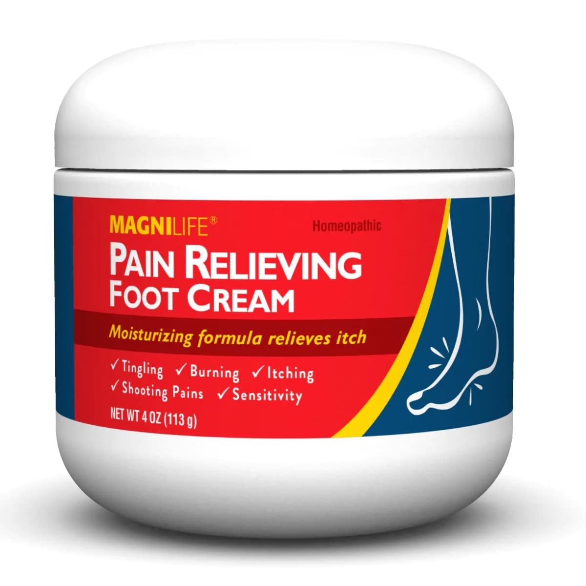 MagniLife Pain Relieving Foot Cream 4 oz tube