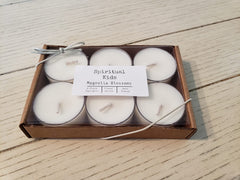 Magnolia Blossoms natural soy wax tealights 5oz per tealight