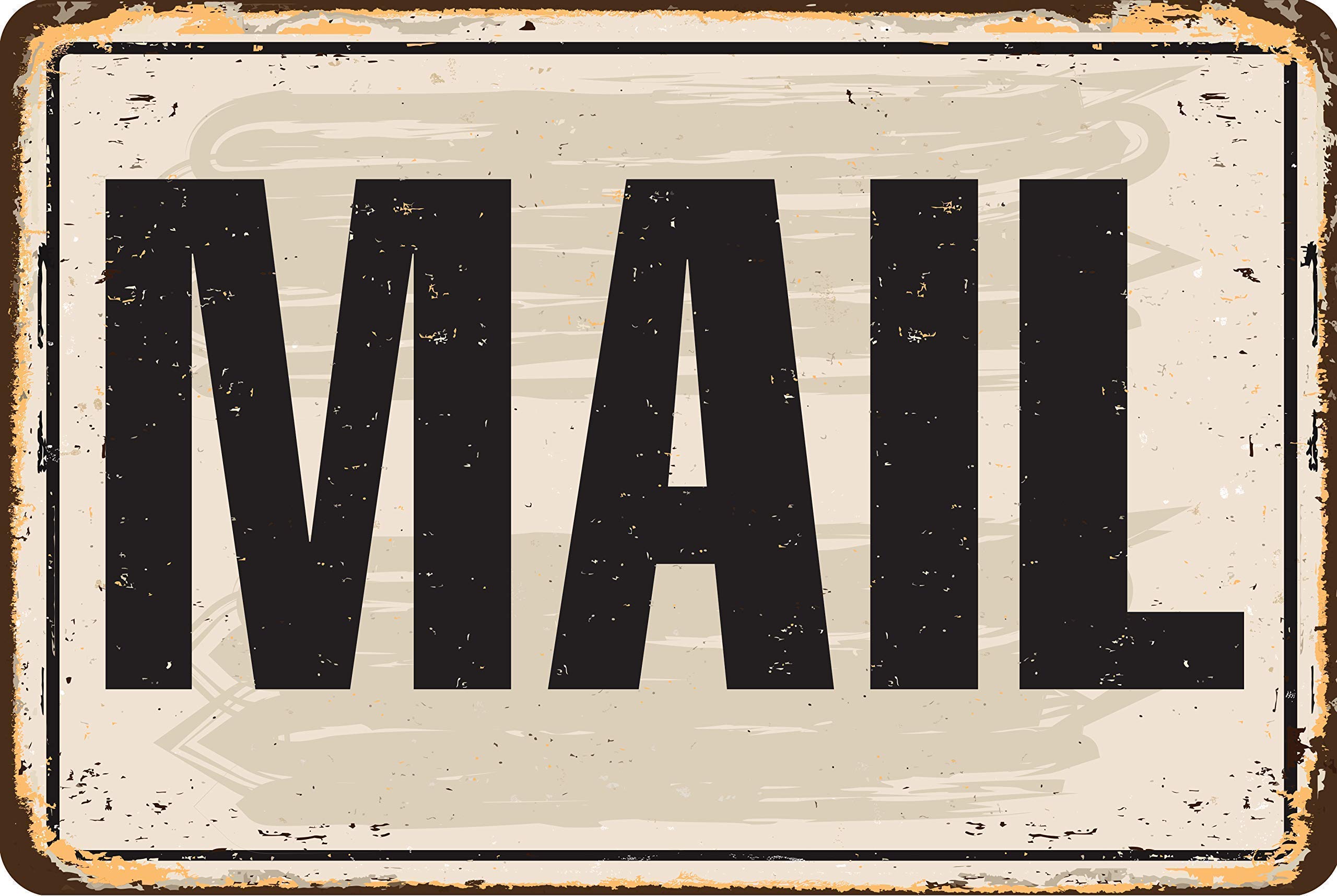 Post Office decor sign mail delivery concept