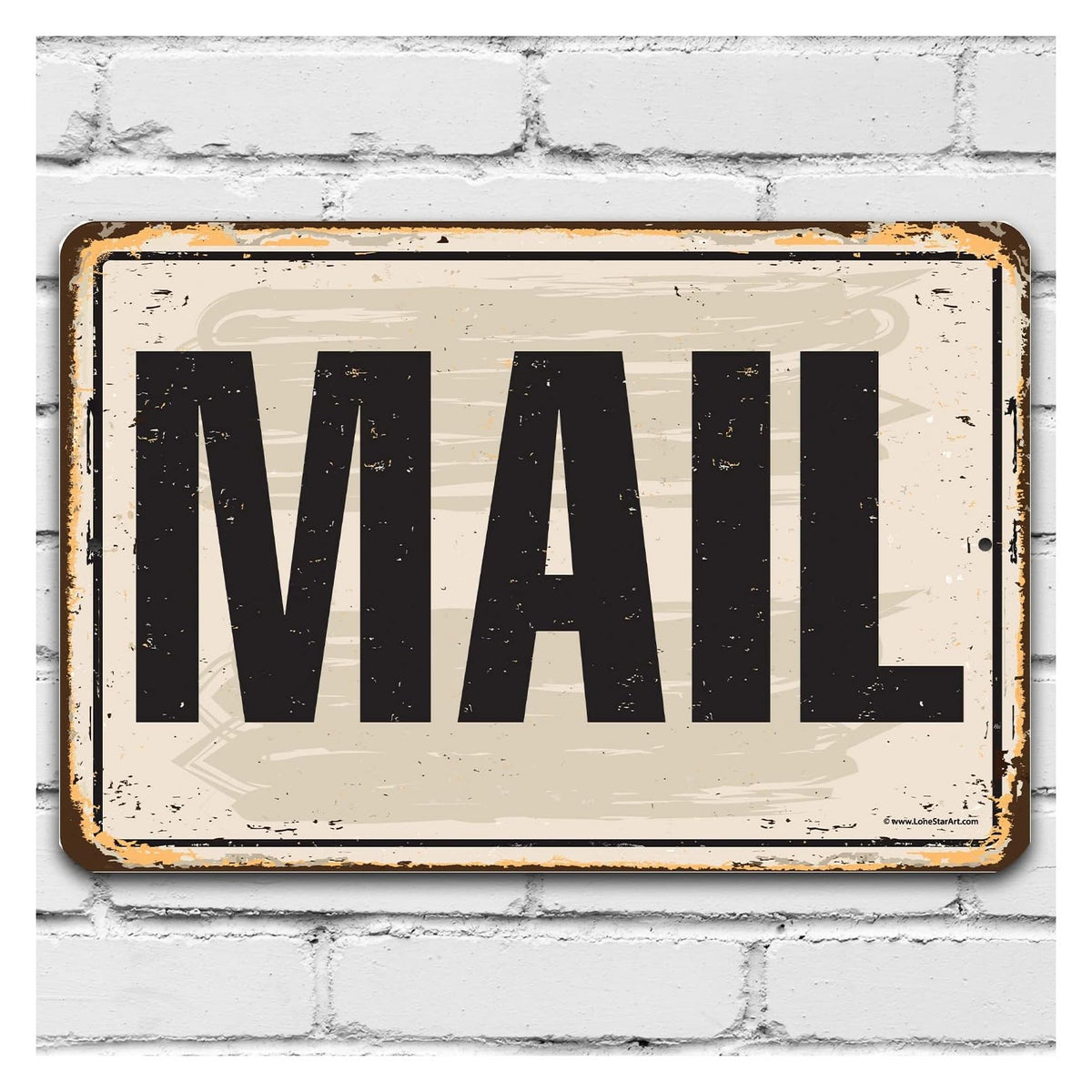 Mail Metal Sign 8x12 for home decor indoors outdoors