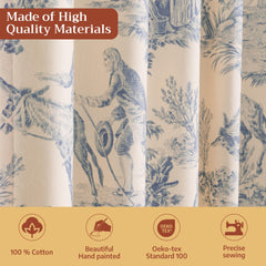 100 percent cotton curtain living room