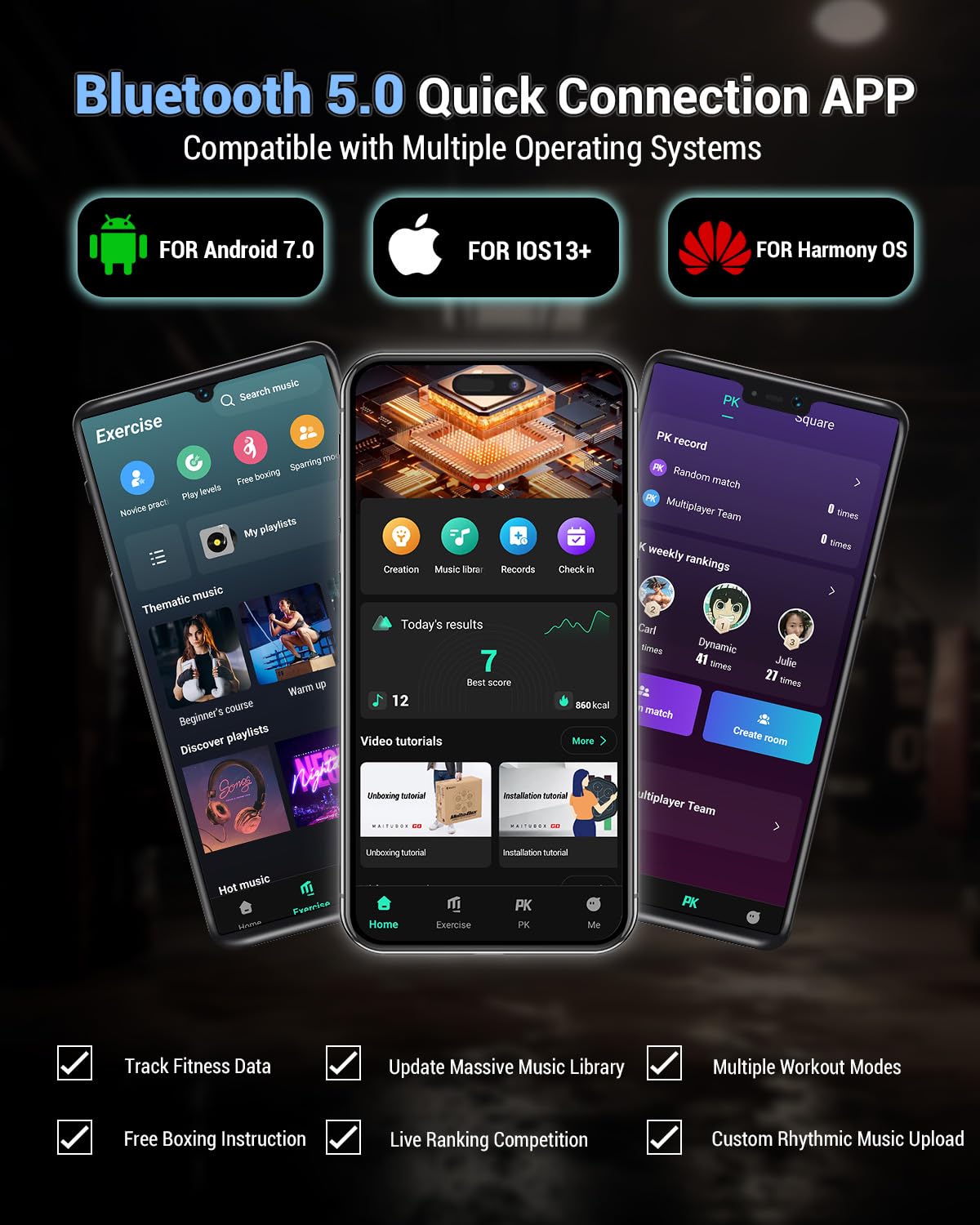 Maitubox app integrated boxing machine MAITUFIT M4