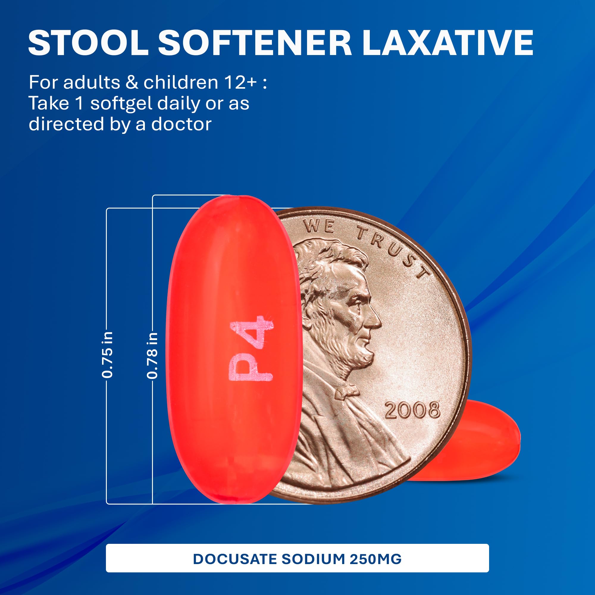 Major Pharmaceuticals stool softener laxative product label stimulant-free