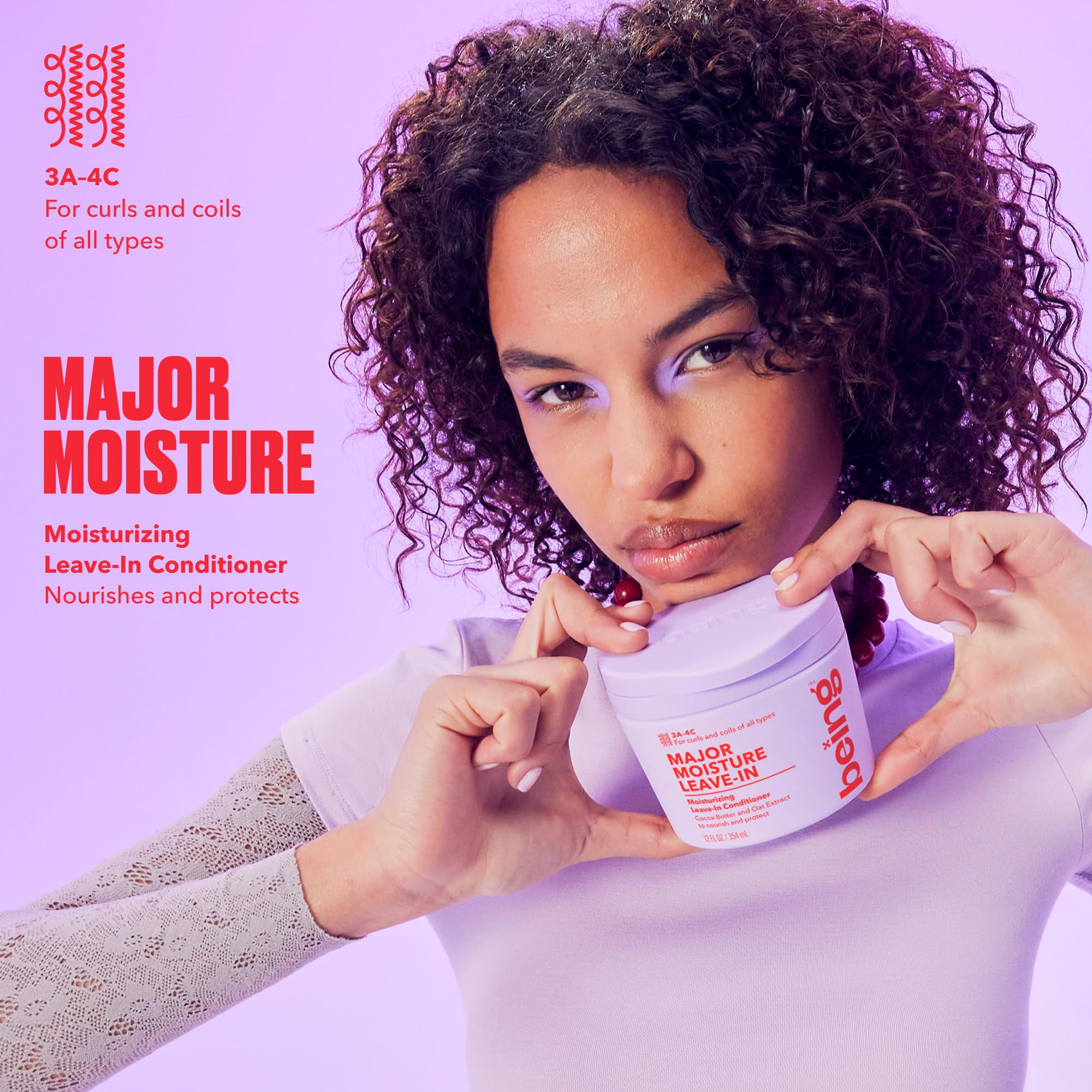 Being MAJOR MOISTURE Leave-In Conditioner 354ml Pack of 2 label text