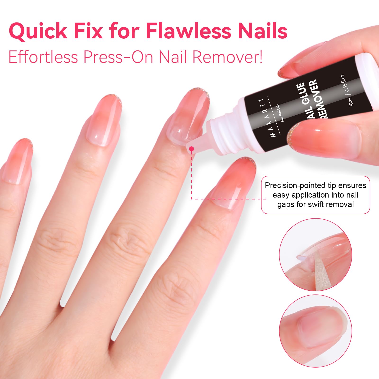 Makartt 10ml remover bottle for nails