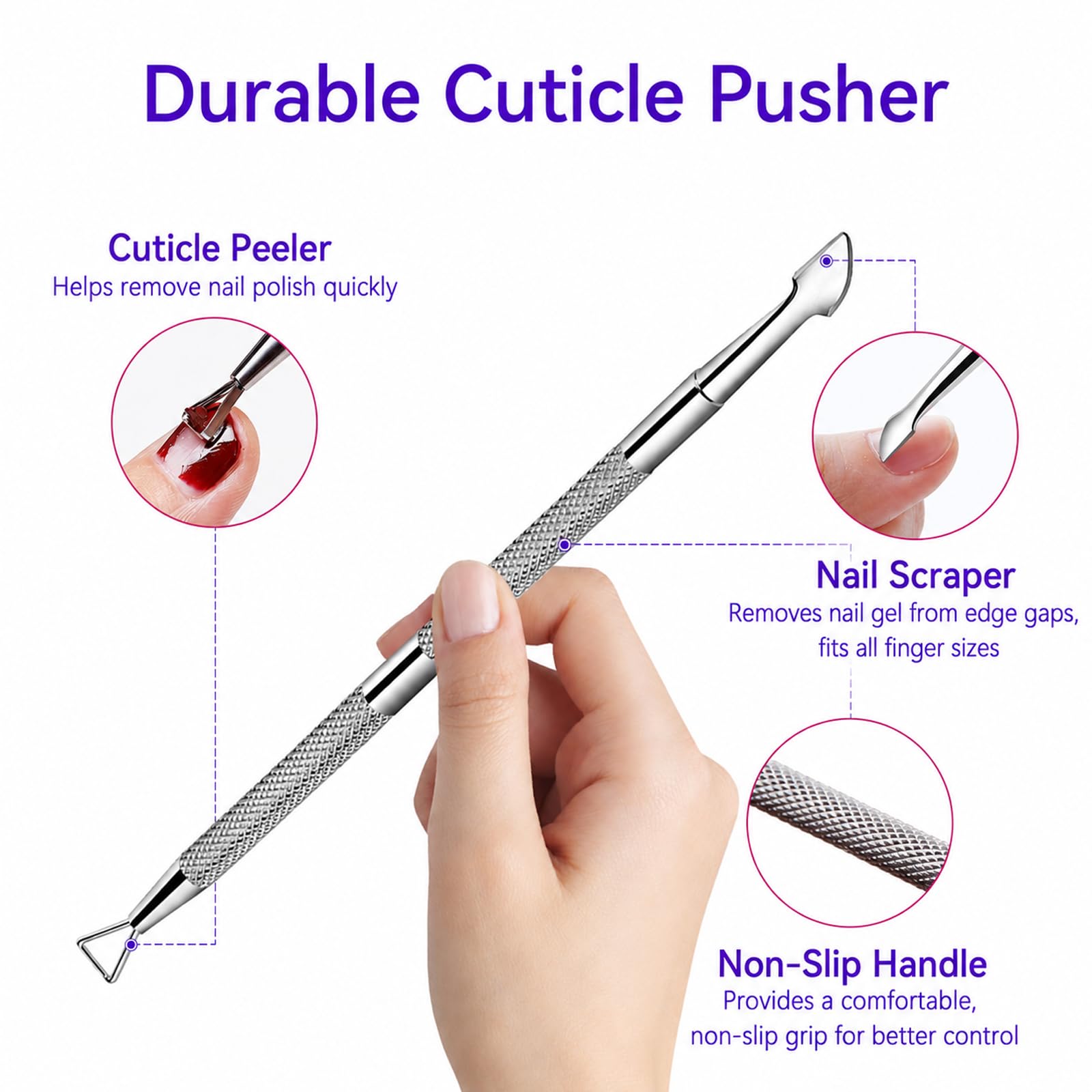 Gel removal clips for home and salon use Makartt